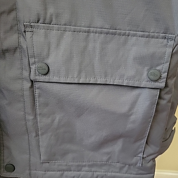 ZEROXPOSUR Insulated Jacket ThermoCloud Men's Small Slare Blue. - Picture 8 of 16